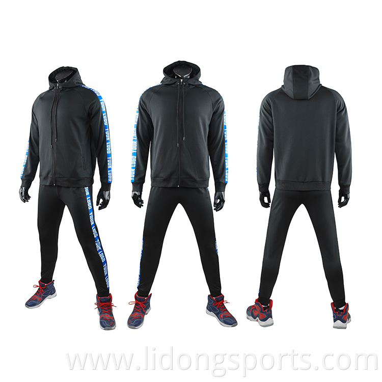 Wholesale custom high quality blank plain mens hoody black hoodies Sport Hoodies Man